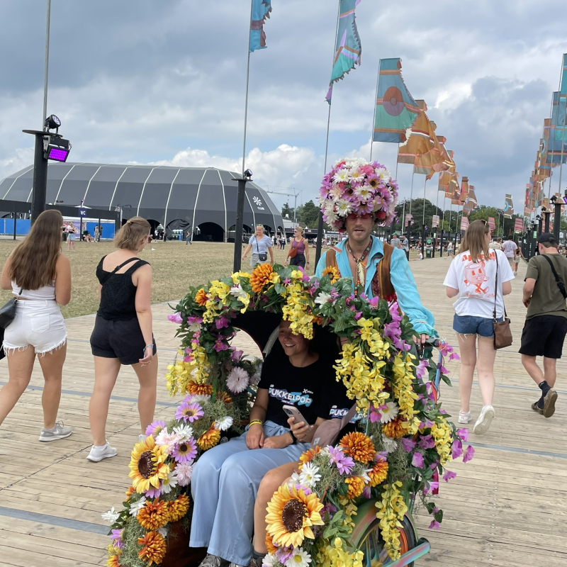 Flower Power Riksja