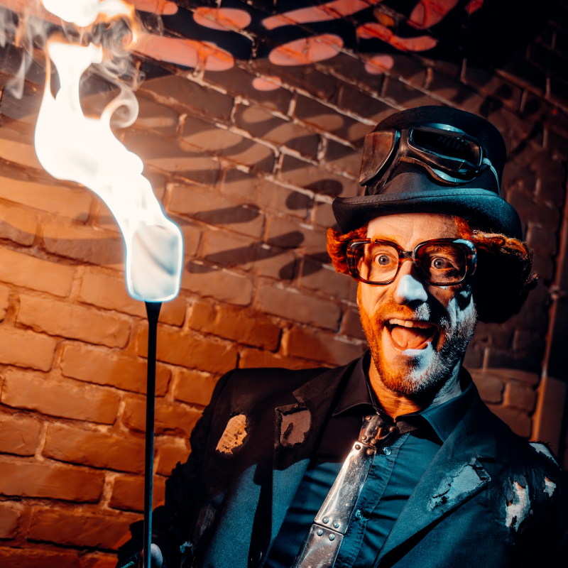 Le fou avec le feu