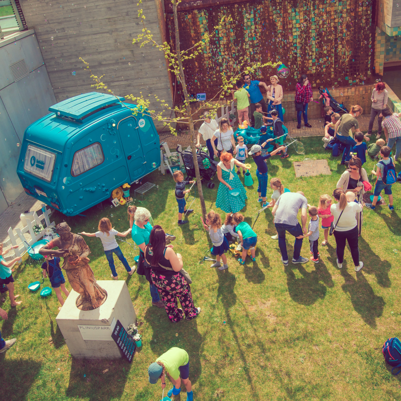 Zeepbellen Caravan