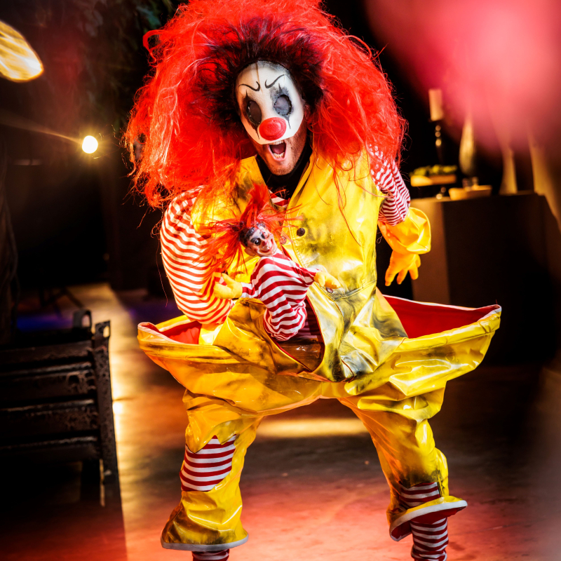 Billy de clown Halloweenanimatie