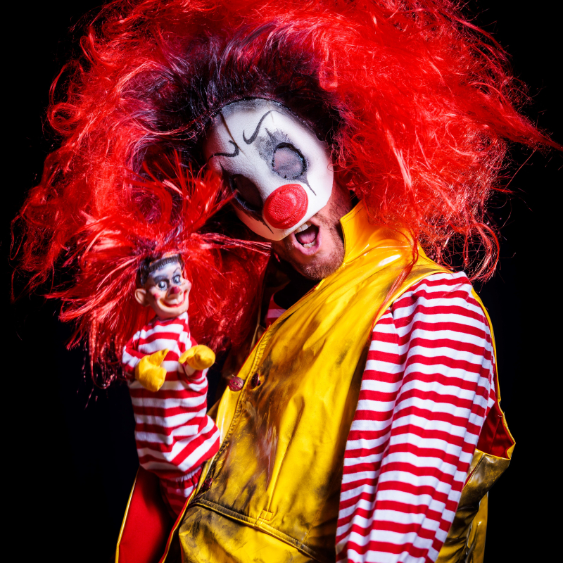 Billy de clown Halloweenanimatie