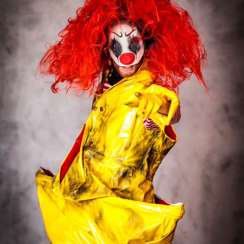 Billy de clown Halloweenanimatie