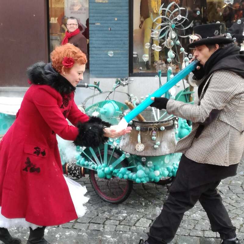 Zeepbellenmobiel de winterversie