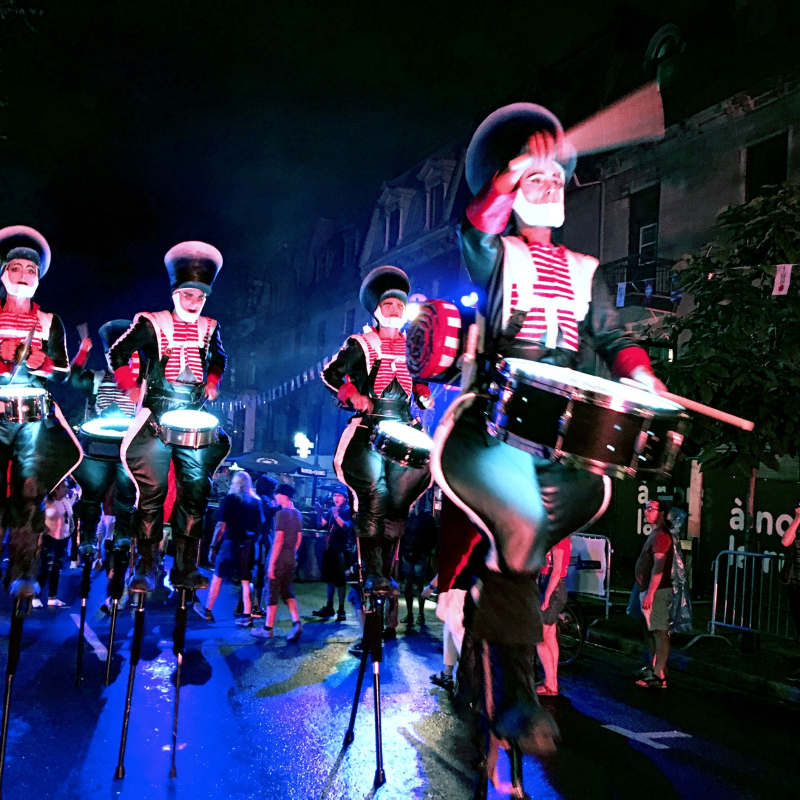 Percussie op stelten "PER-Q"