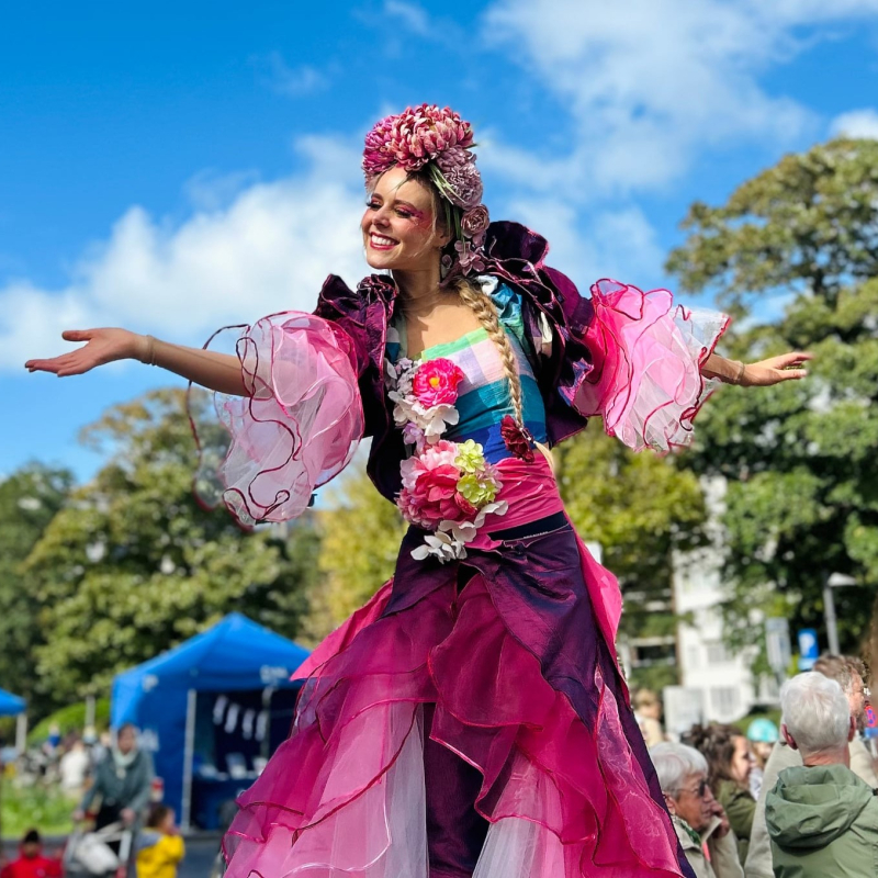 Bloemenmagie op Stelten