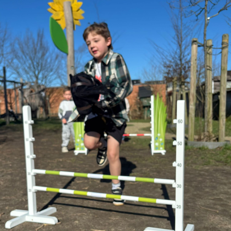 Manege het stokpaardje